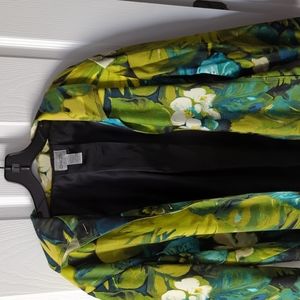 Chico's Floral pattern jacket